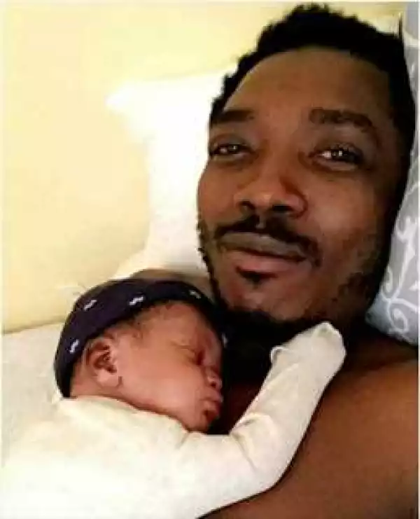 Comedian Bovi In Adorable Selfie With His New Son [Photo]